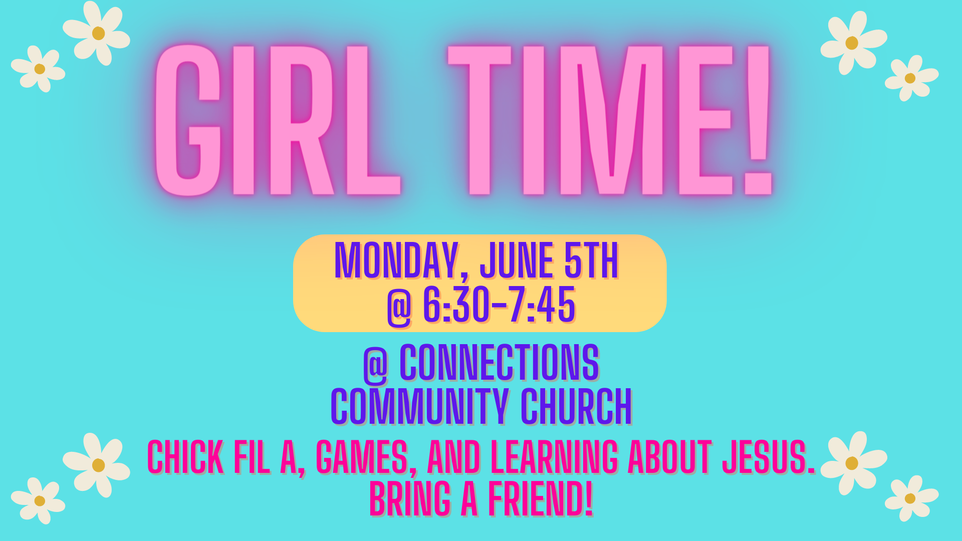 Girl Time Announcement